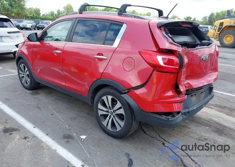 2013 Kia Sportage Ex from USA, damaged, VIN KNDPC3A27D7475195